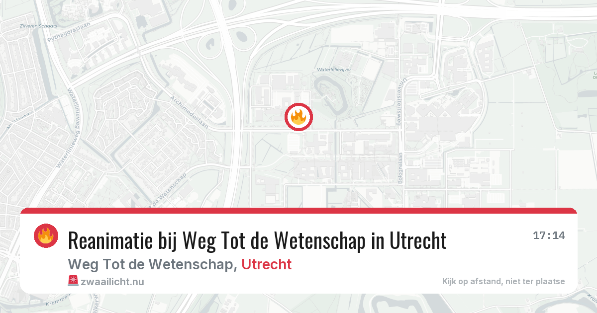 Reanimatie bij Weg Tot de Wetenschap in Utrecht — 26 mrt 2026