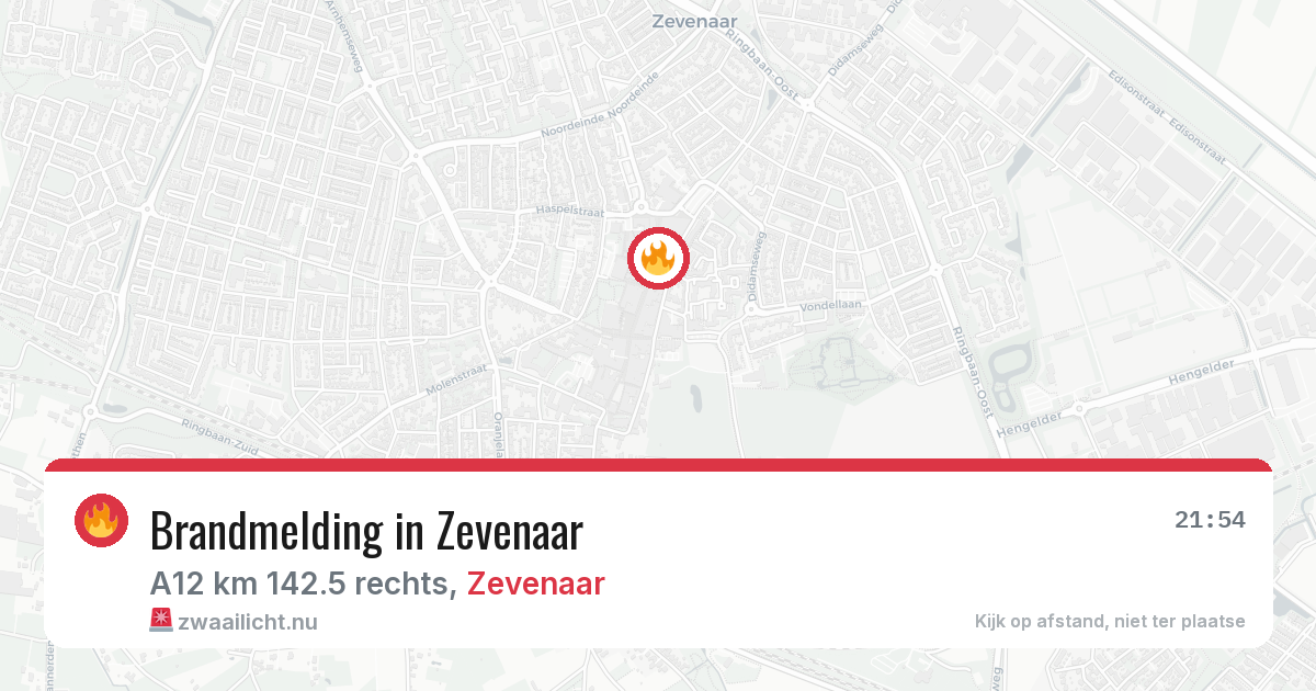 Brandmelding in Zevenaar — 30 mei 2026