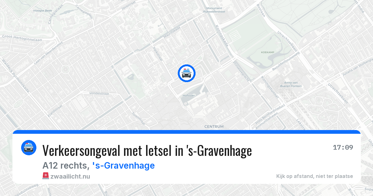 Verkeersongeval met letsel in 's-Gravenhage — 3 jun 2026