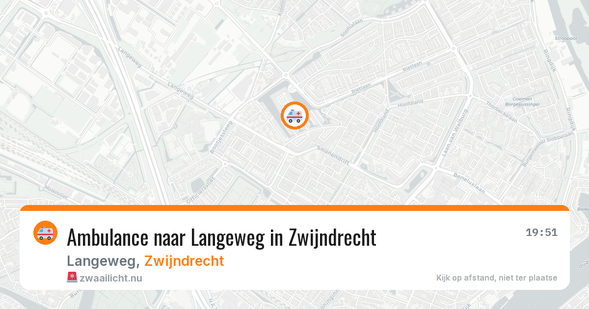 Ambulance naar Langeweg in Zwijndrecht — 22 mei 2026