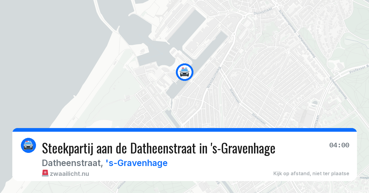 Steekpartij aan de Datheenstraat in 's-Gravenhage — 20 mrt 2026