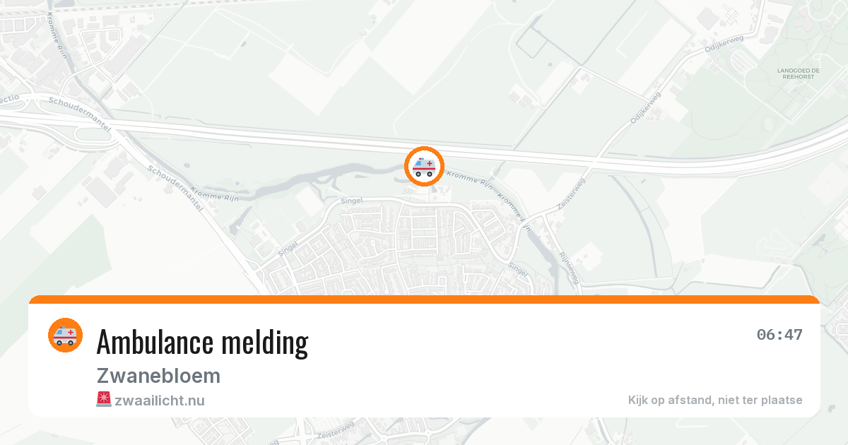 Ambulance melding — 20 jun 2026