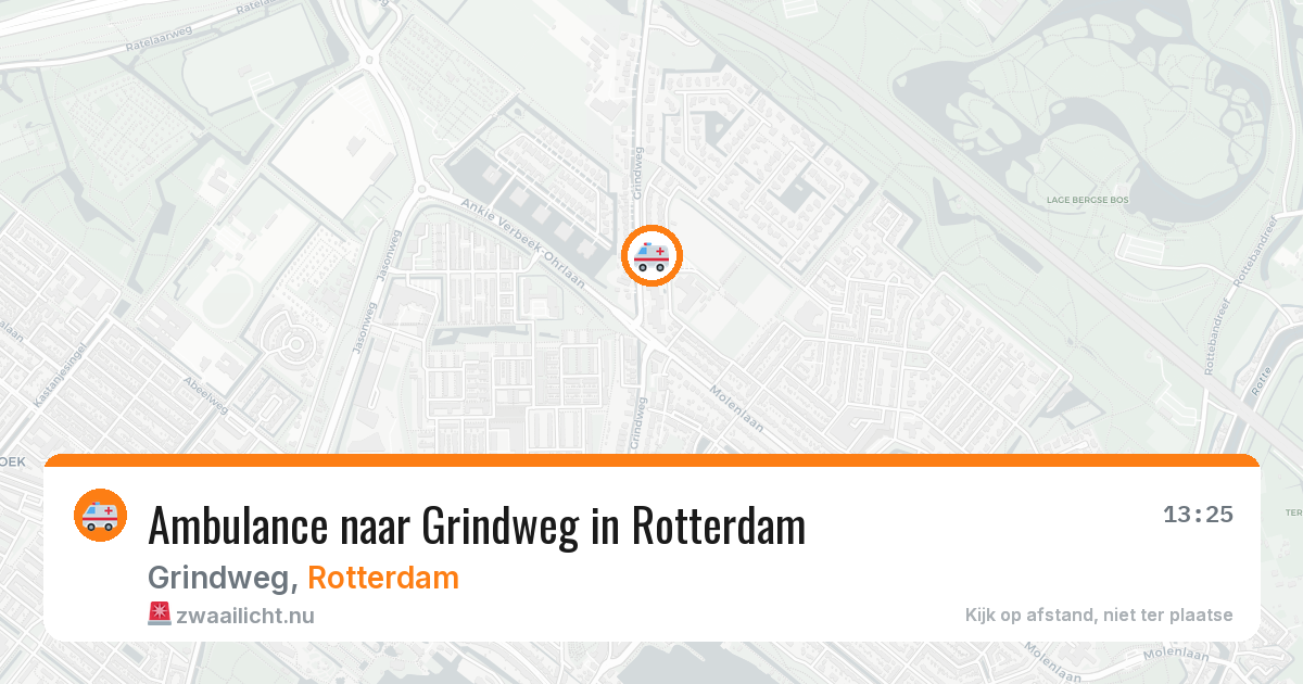 Ambulance naar Grindweg in Rotterdam — 4 jun 2026