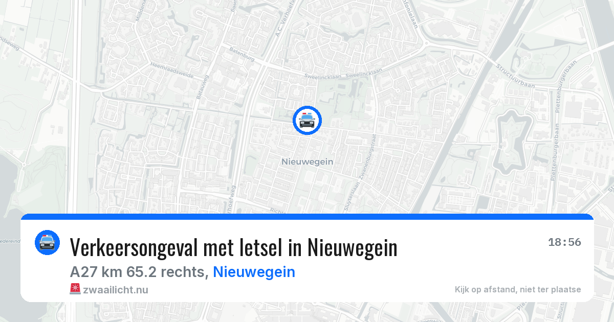 Verkeersongeval met letsel in Nieuwegein — 21 mrt 2026