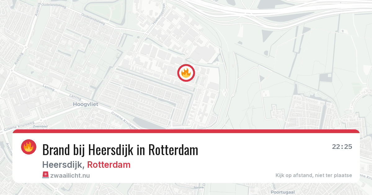 Brand bij Heersdijk in Rotterdam — 11 mei 2026