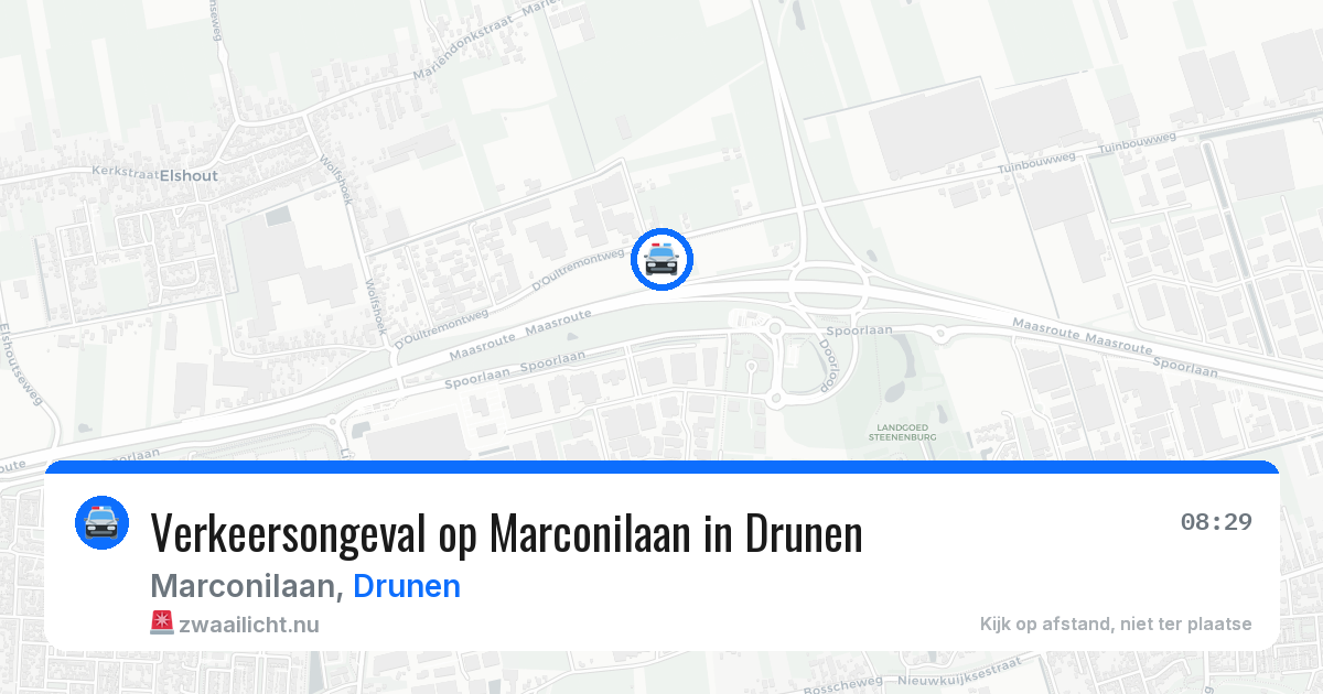 Verkeersongeval op Marconilaan in Drunen — 19 mei 2026