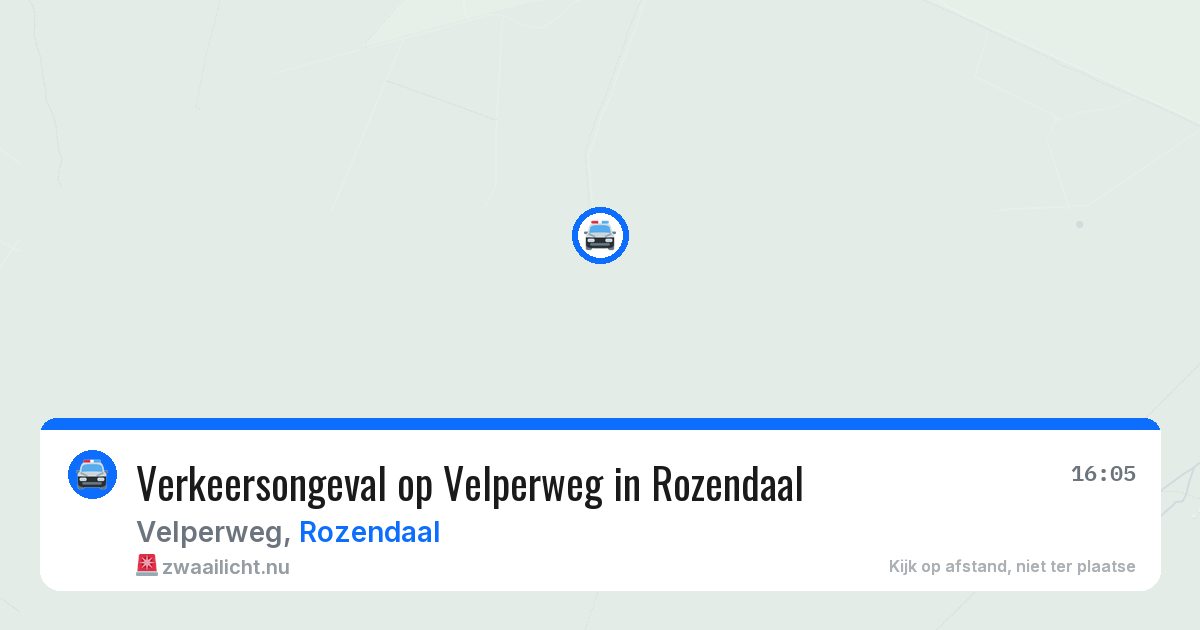 Verkeersongeval op Velperweg in Rozendaal — 11 jul 2026