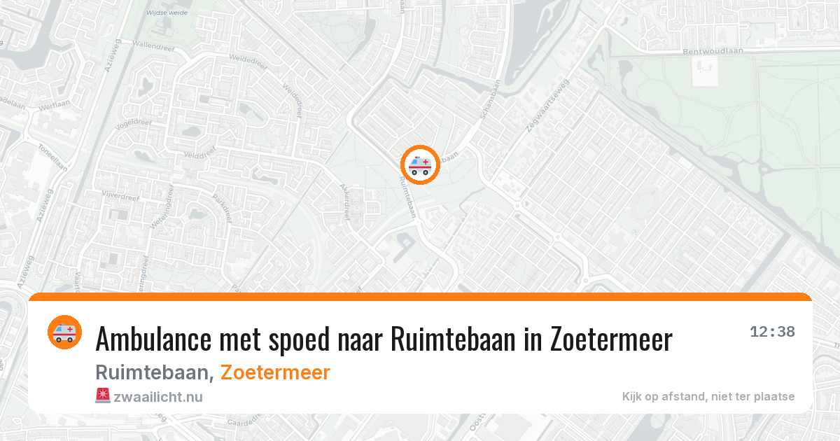 Ambulance met spoed naar Ruimtebaan in Zoetermeer — 23 jan 2026