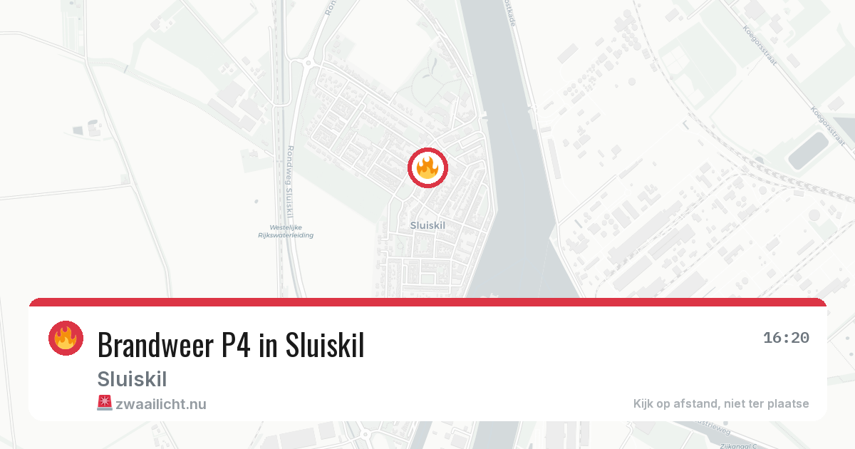 Brandweer P4 in Sluiskil — 9 mei 2026 | 🚨 Zwaailicht.nu