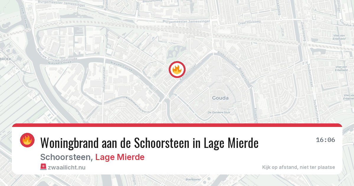 Woningbrand aan de Schoorsteen in Lage Mierde — 22 jan 2026