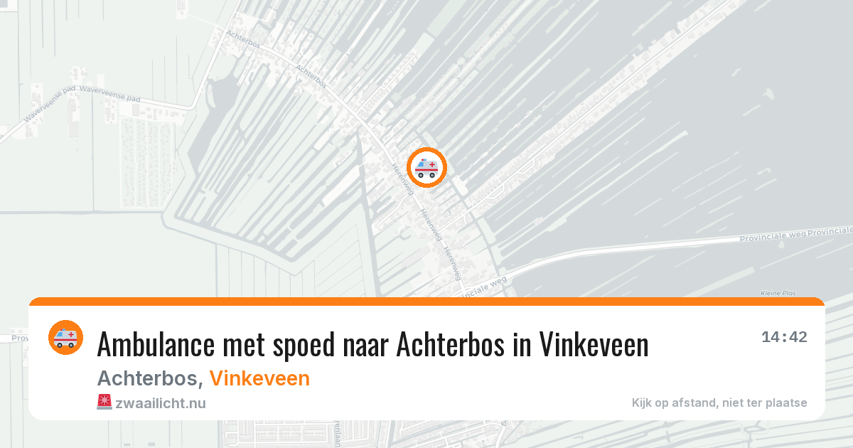 Ambulance met spoed naar Achterbos in Vinkeveen — 23 feb 2026