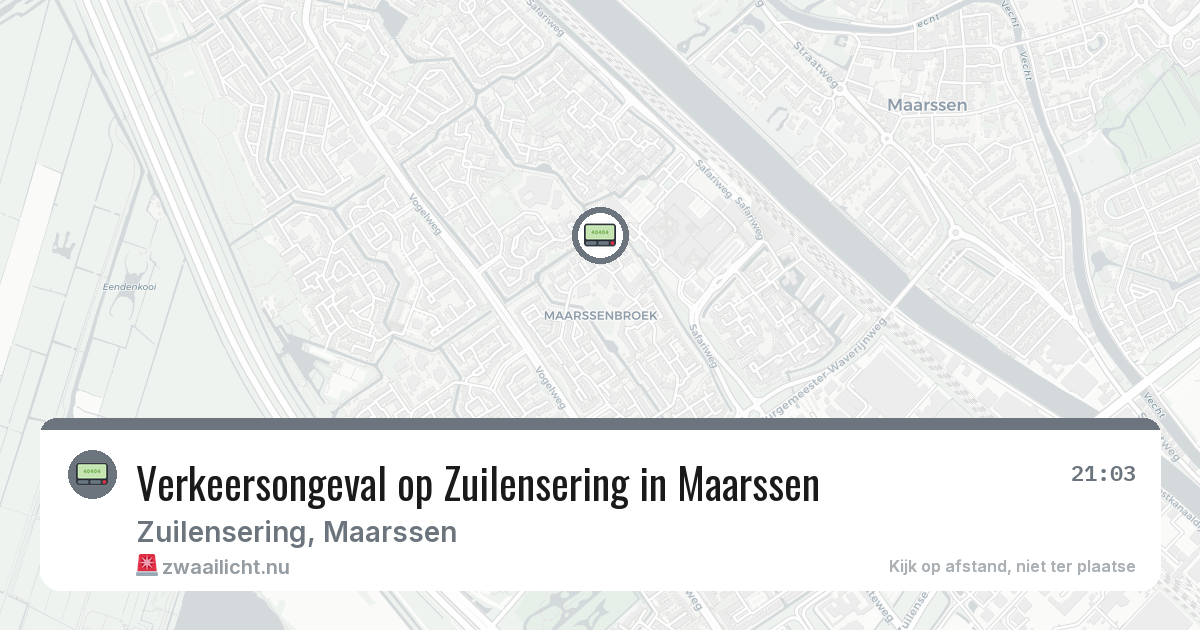 Verkeersongeval op Zuilensering in Maarssen — 6 feb 2026
