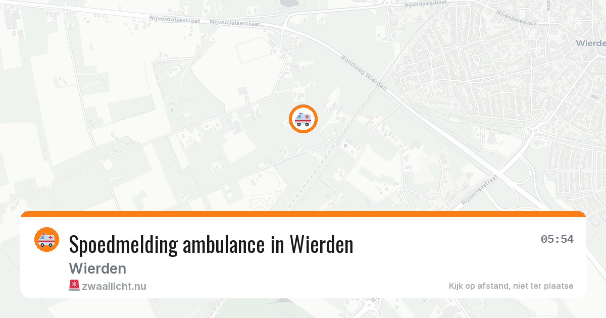 Spoedmelding ambulance in Wierden — 22 jul 2026