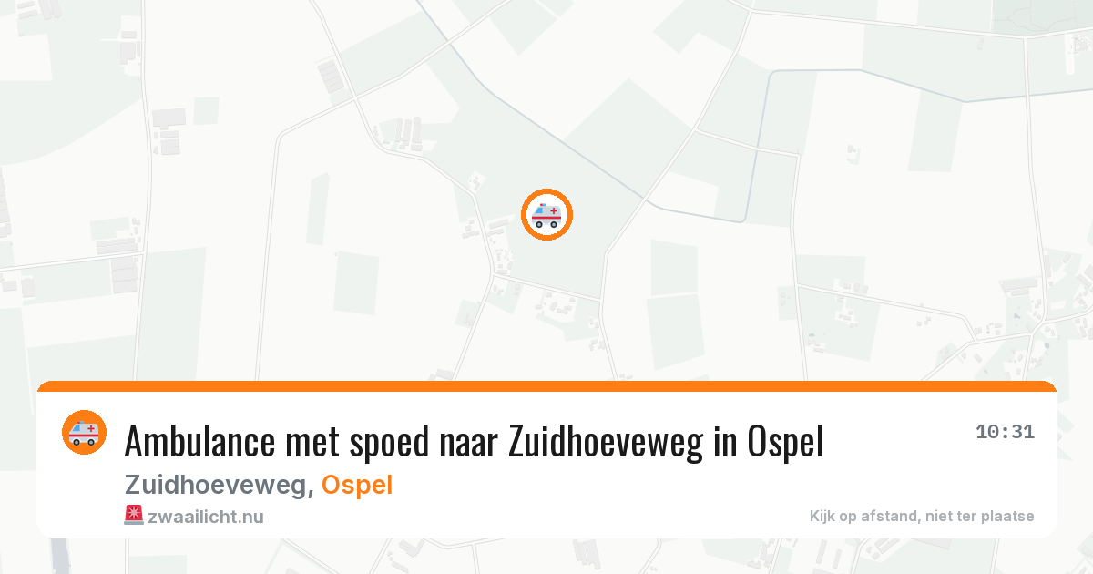 Ambulance met spoed naar Zuidhoeveweg in Ospel — 22 jan 2026