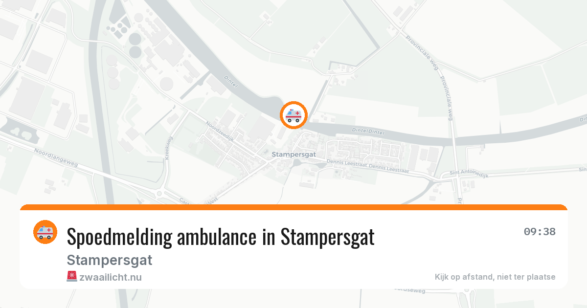 Spoedmelding ambulance in Stampersgat — 19 mei 2026