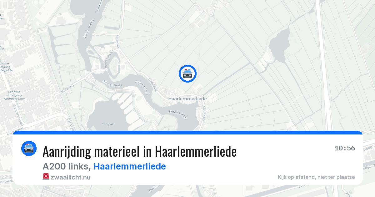 Aanrijding materieel in Haarlemmerliede — 4 jun 2026