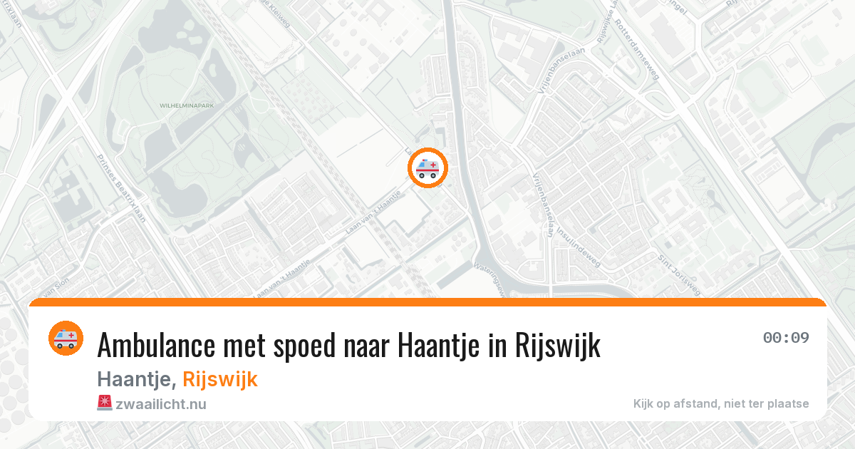 Ambulance met spoed naar Haantje in Rijswijk — 14 mrt 2026