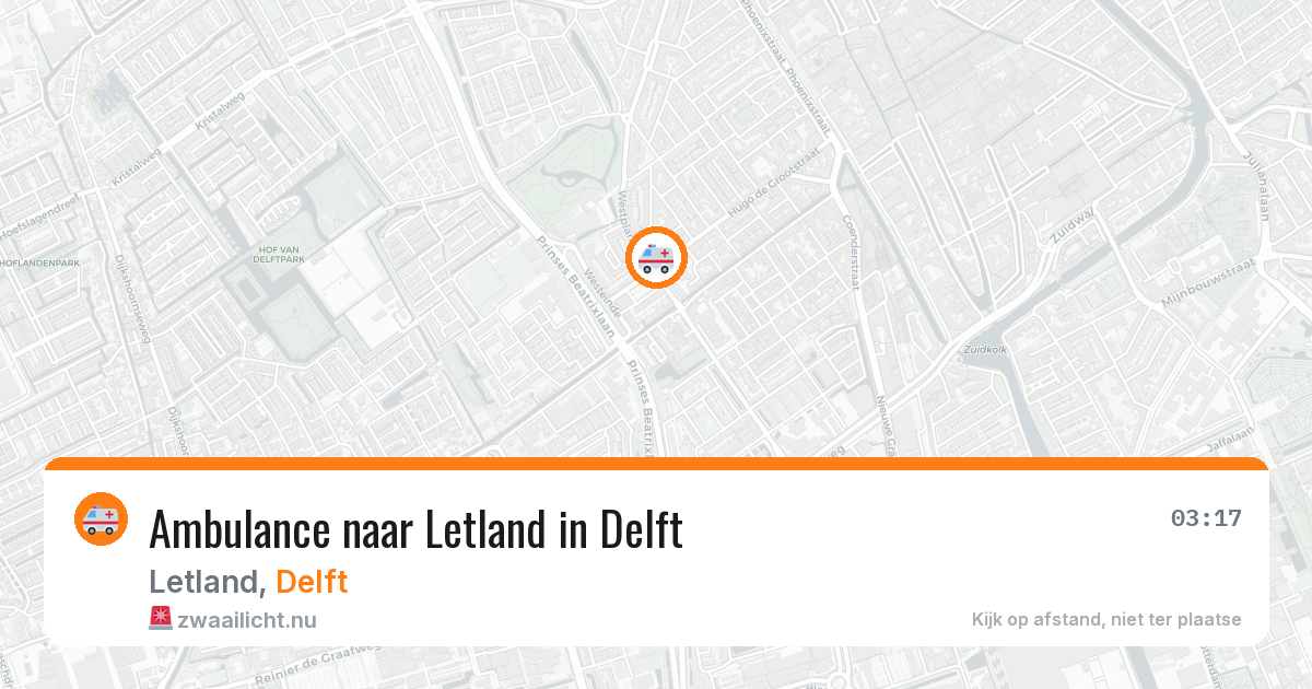 Ambulance naar Letland in Delft — 24 jul 2026
