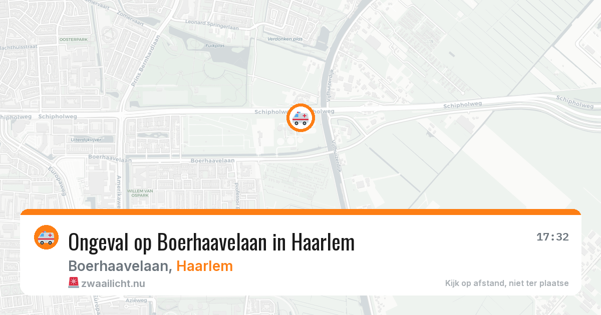 Ongeval op Boerhaavelaan in Haarlem — 16 jan 2026