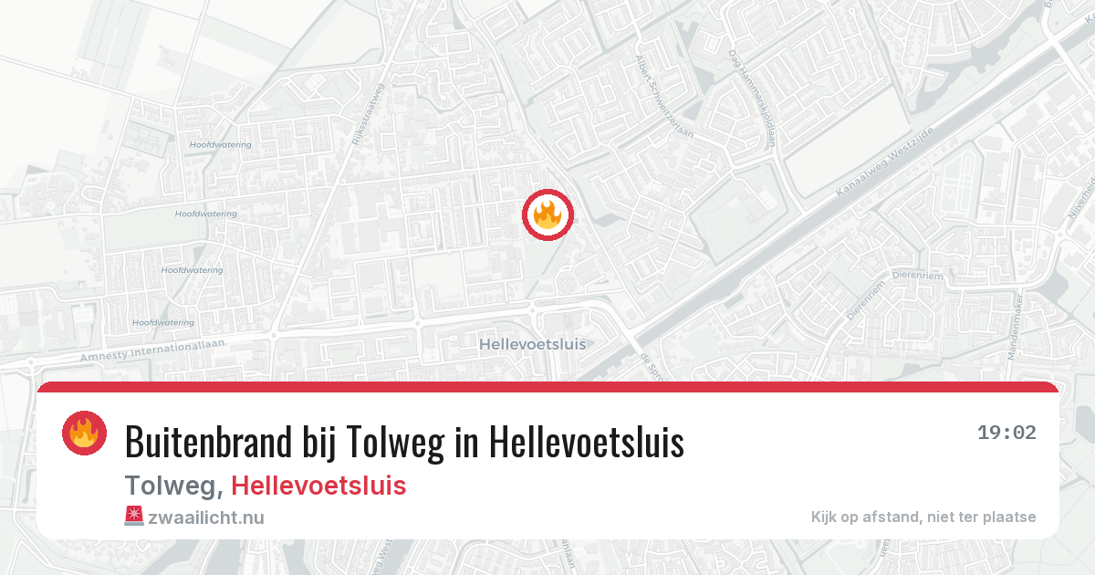 Buitenbrand bij Tolweg in Hellevoetsluis — 1 apr 2026