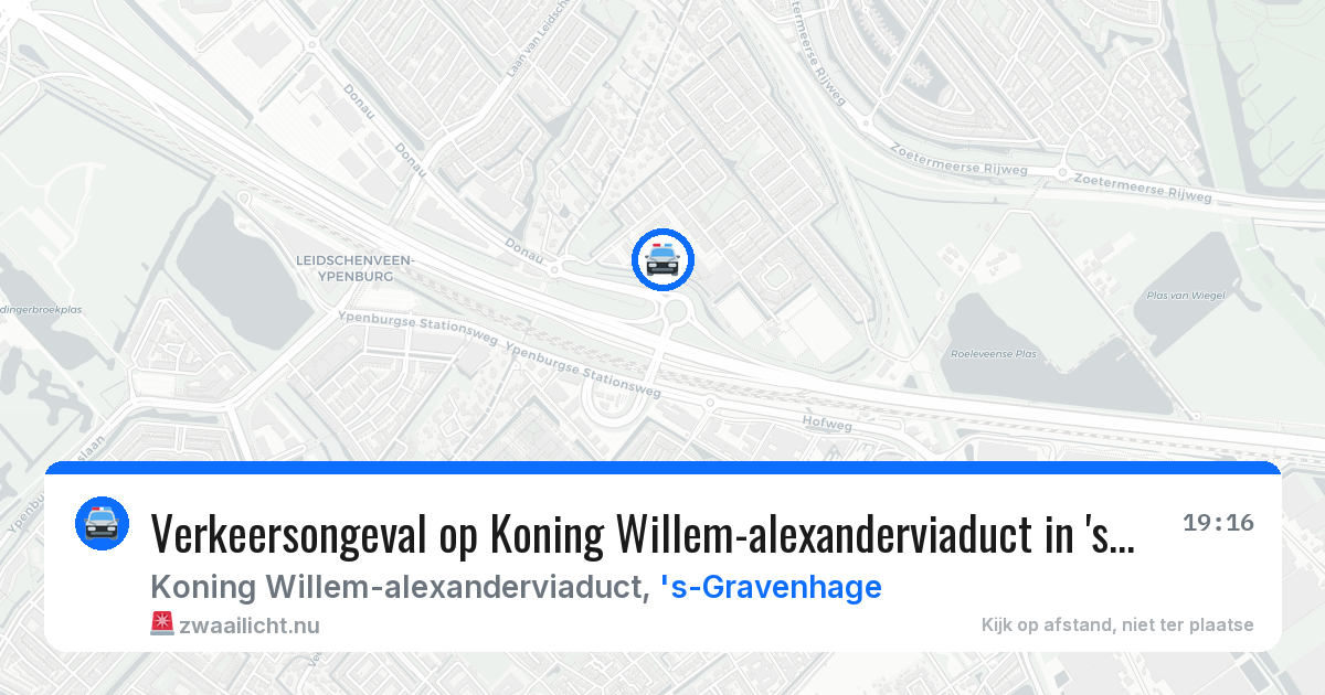 Verkeersongeval op Koning Willem-alexanderviaduct in 's-Gravenhage — 3 jun 2026