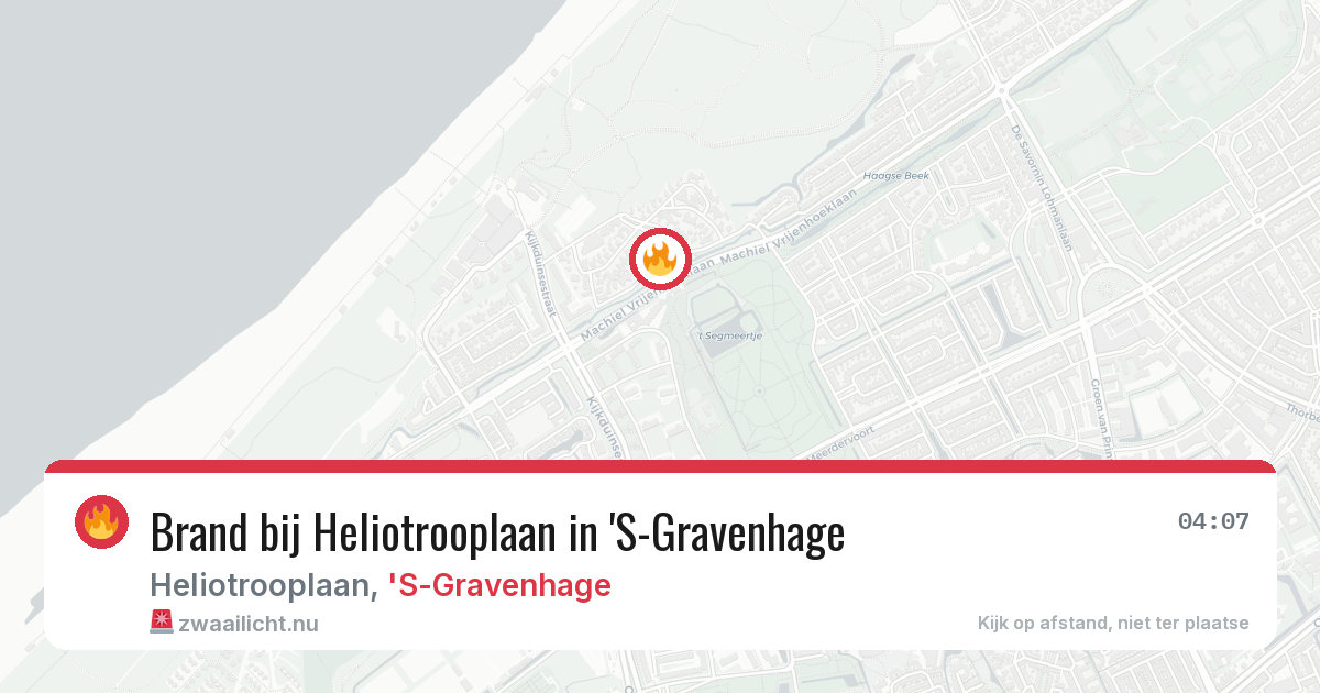 Brand bij Heliotrooplaan in 'S-Gravenhage — 31 mrt 2026