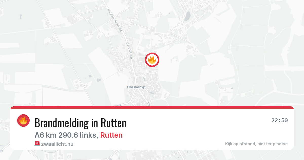 Brandmelding in Rutten — 30 jan 2026