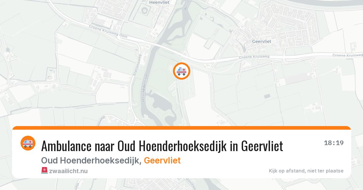 Ambulance naar Oud Hoenderhoeksedijk in Geervliet — 6 jun 2026