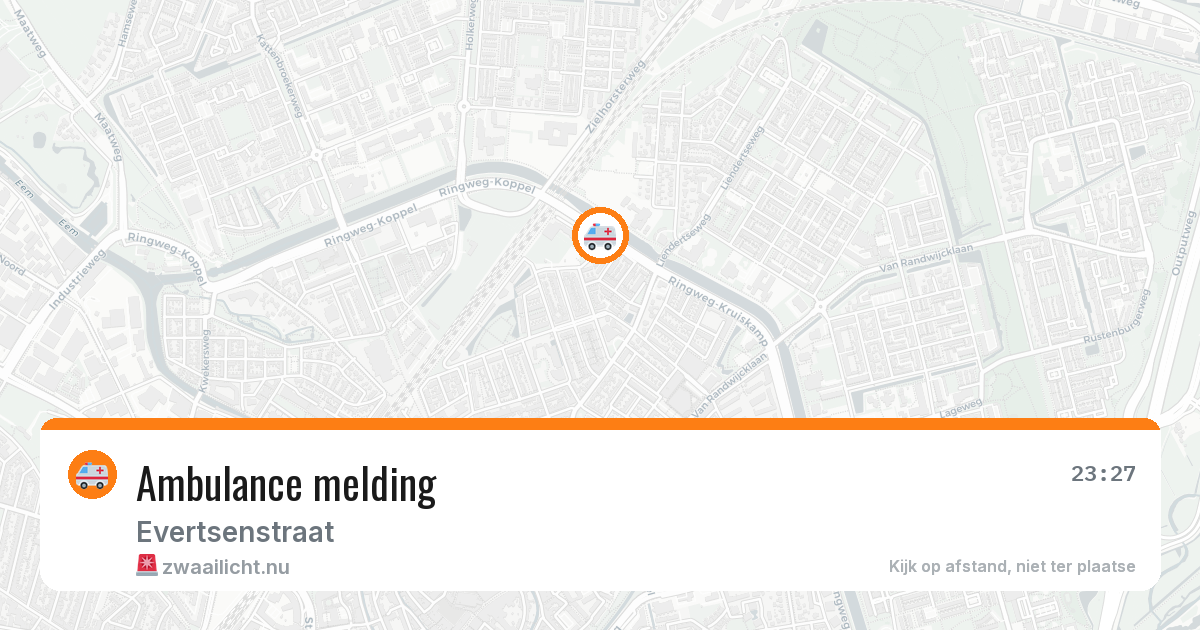 Ambulance melding — 19 jul 2026