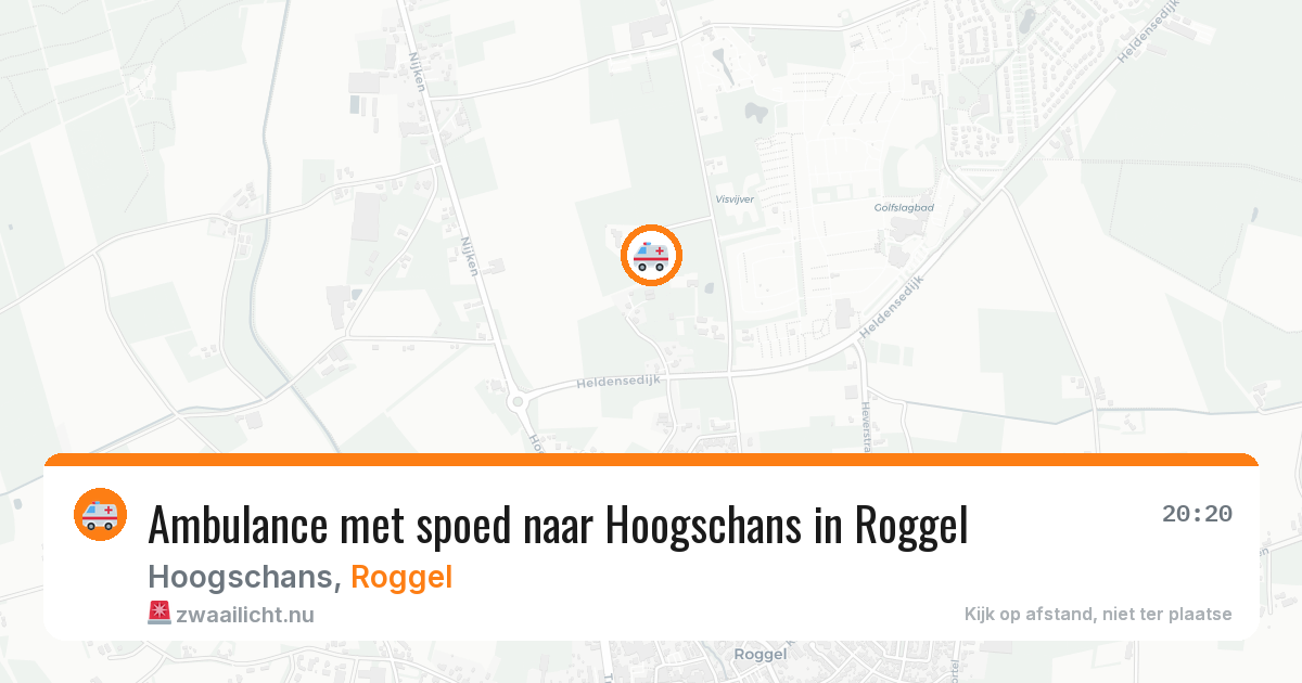 Ambulance met spoed naar Hoogschans in Roggel — 24 jun 2026