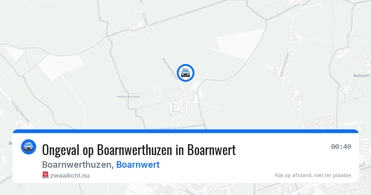Ongeval op Boarnwerthuzen in Boarnwert — 11 jul 2026