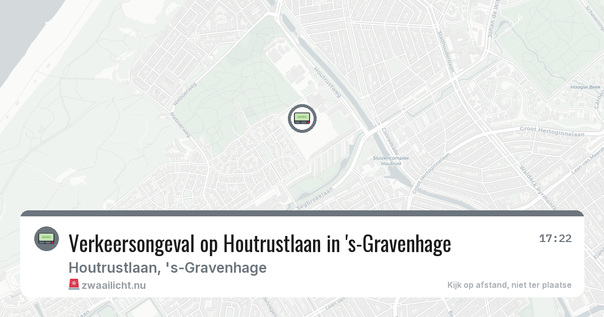 Verkeersongeval op Houtrustlaan in 's-Gravenhage — 2 mrt 2026