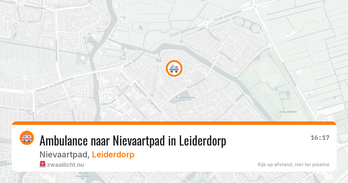 Ambulance naar Nievaartpad in Leiderdorp — 2 jun 2026