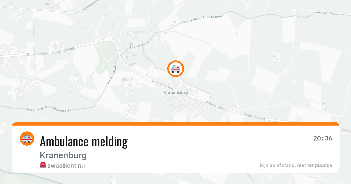 Ambulance melding — 29 jun 2026