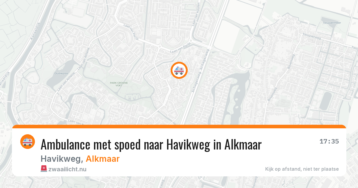 Ambulance met spoed naar Havikweg in Alkmaar — 12 jul 2026
