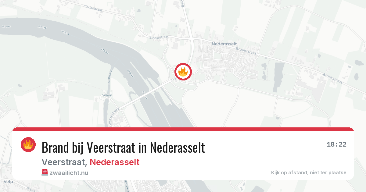 Brand bij Veerstraat in Nederasselt — 12 mrt 2026