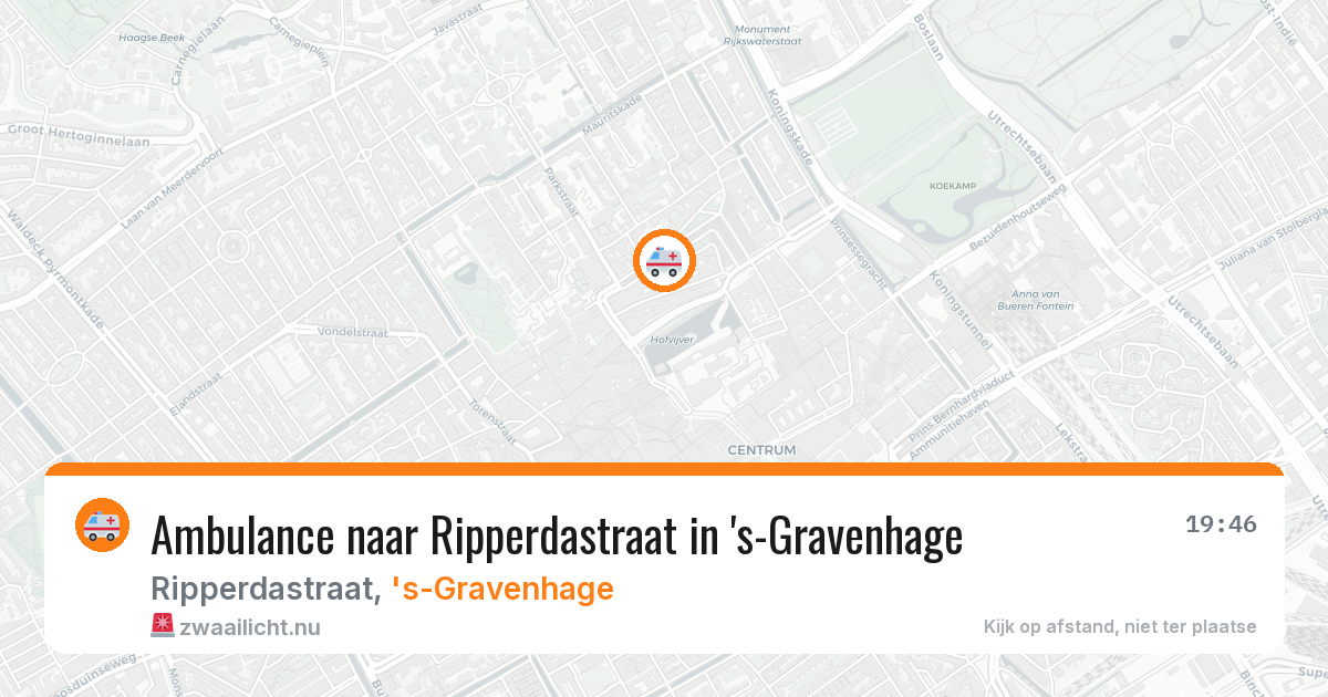 Ambulance naar Ripperdastraat in 's-Gravenhage — 5 feb 2026