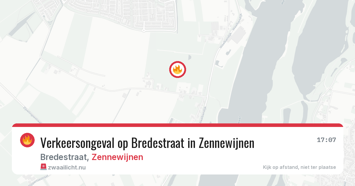 Verkeersongeval op Bredestraat in Zennewijnen — 24 jun 2026