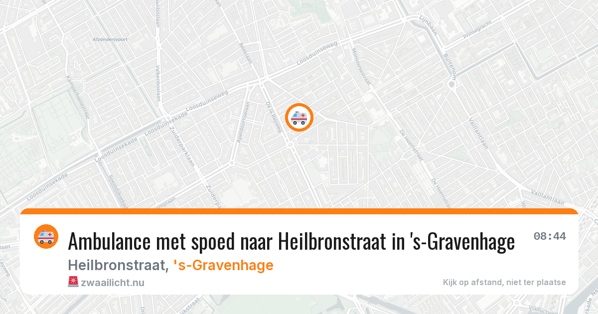 Ambulance met spoed naar Heilbronstraat in 's-Gravenhage — 22 mei 2026