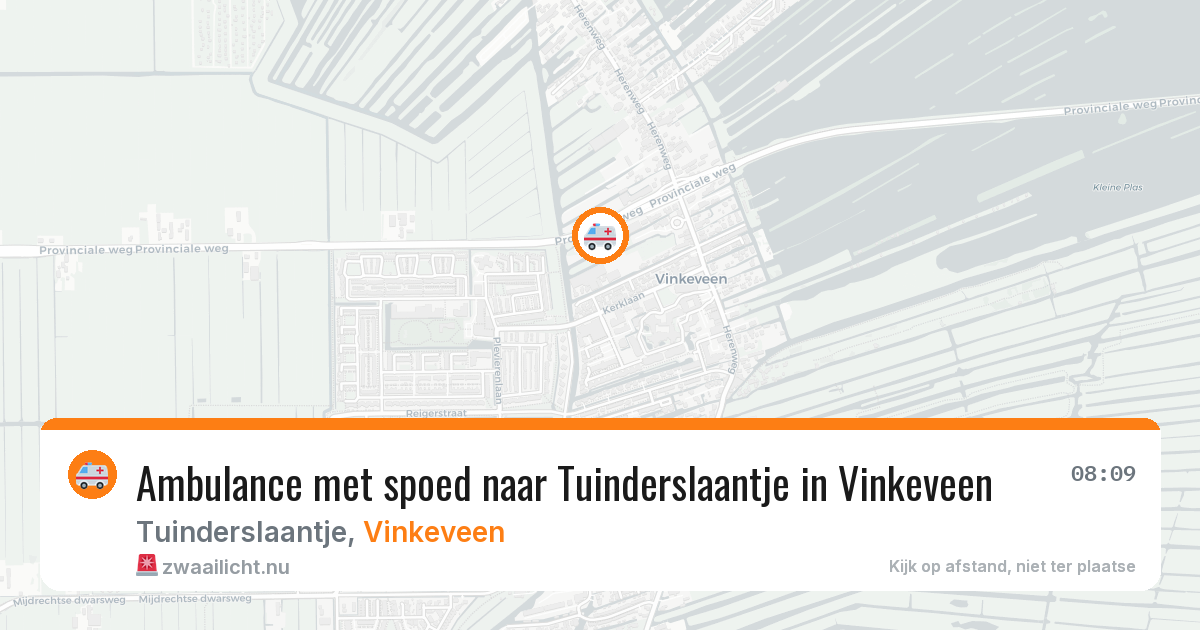 Ambulance met spoed naar Tuinderslaantje in Vinkeveen — 11 feb 2026