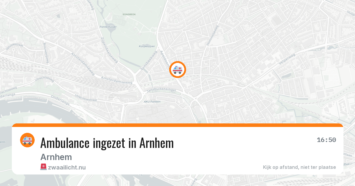 Ambulance ingezet in Arnhem — 10 jul 2026