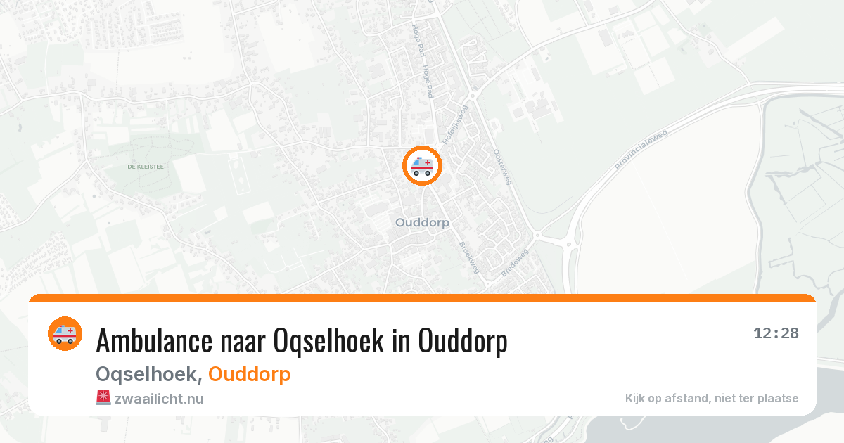 Ambulance naar Oqselhoek in Ouddorp — 5 jun 2026