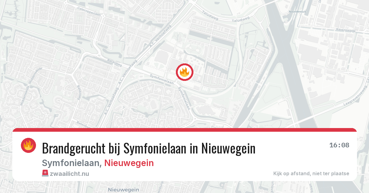 Brandgerucht bij Symfonielaan in Nieuwegein — 25 mrt 2026