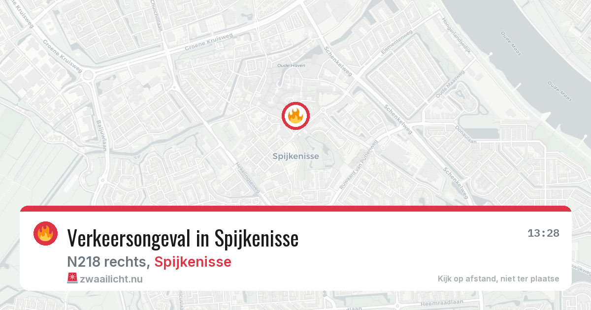 Verkeersongeval in Spijkenisse — 22 jul 2026