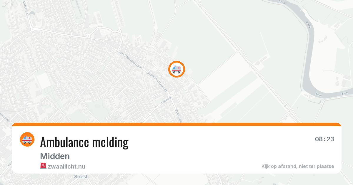 Ambulance melding — 31 mrt 2026