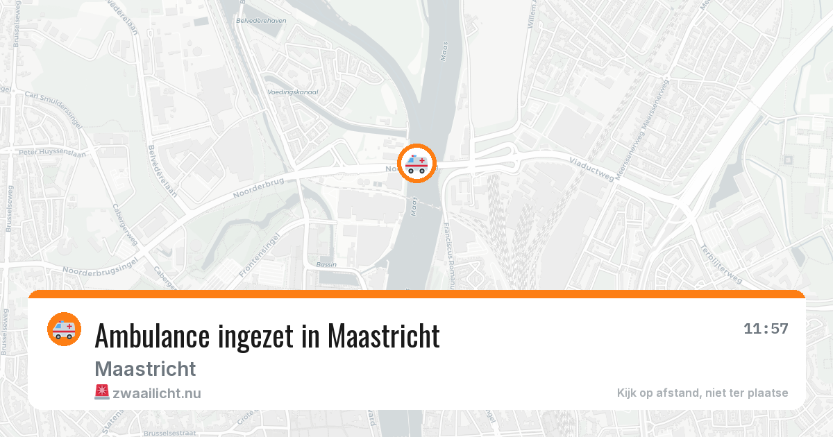 Ambulance ingezet in Maastricht — 17 jul 2026