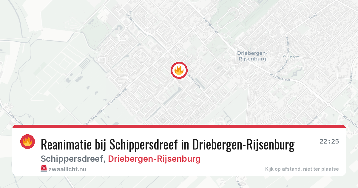 Reanimatie bij Schippersdreef in Driebergen-Rijsenburg — 16 jul 2026