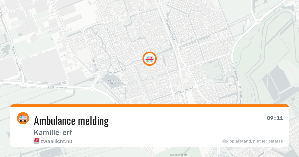 Ambulance melding — 12 feb 2026