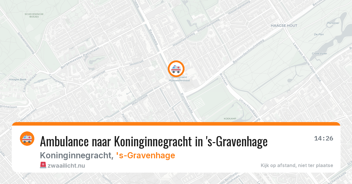 Ambulance naar Koninginnegracht in 's-Gravenhage — 4 feb 2026