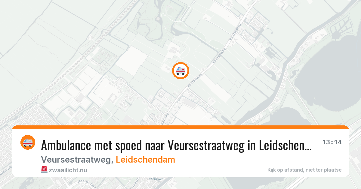 Ambulance met spoed naar Veursestraatweg in Leidschendam — 27 feb 2026